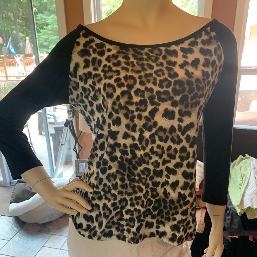 animal print long sleeve